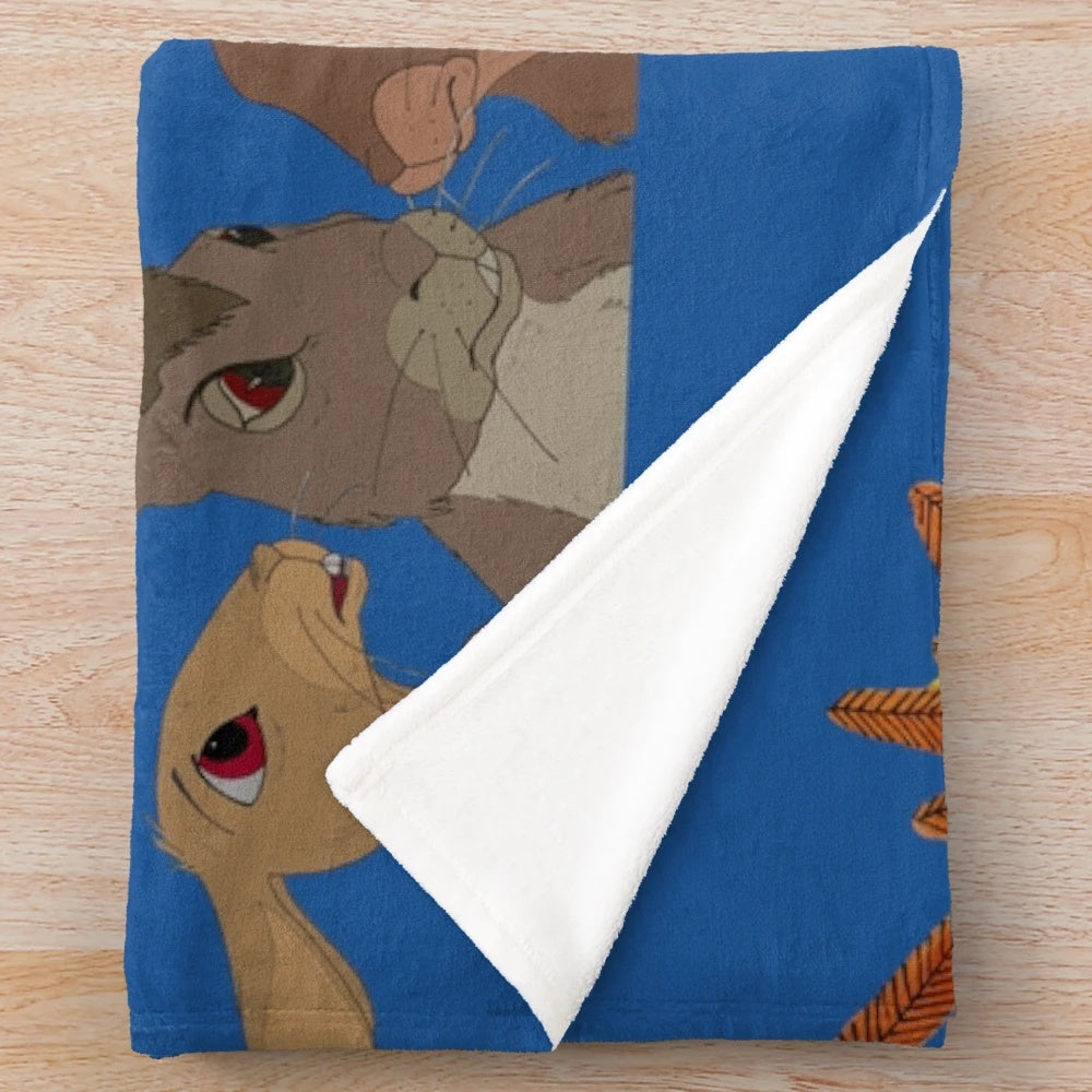 Soft and plush rabbit-themed blanket