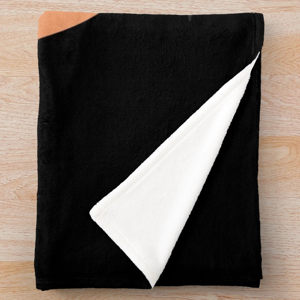 Racer-themed plush blanket for motorcycle and scooter lovers