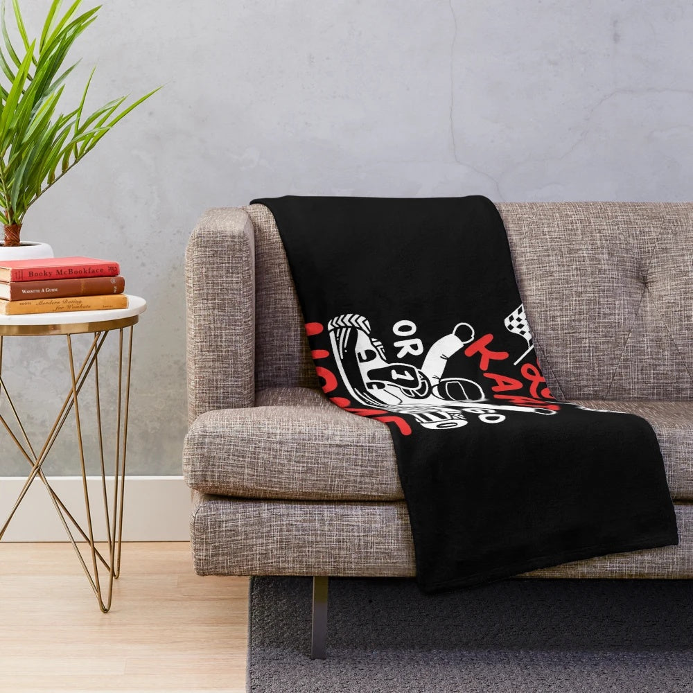 Go Karting Plush Blanket
