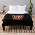 Pennsylvania Railroad Themed Plush Blanket
