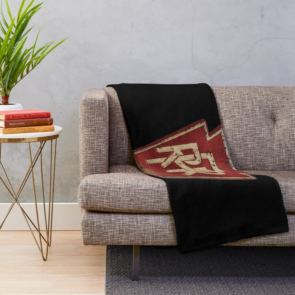 Pennsylvania Railroad Themed Plush Blanket