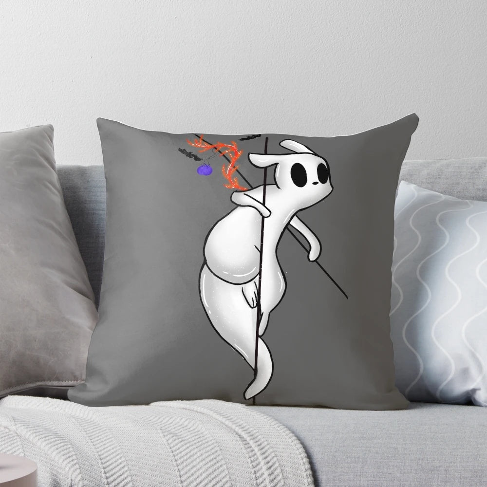 A plush, cuddly Slug Cat pillow from the popular video game Rainworld, perfect for gaming and home decor.