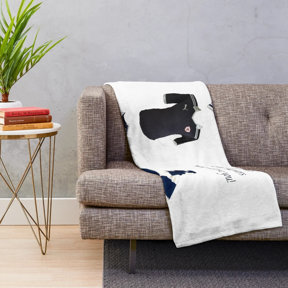 Raith Rovers FC plush blanket featuring the team's logo