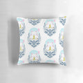A soft, plush pillow featuring a cute cat in a ramen noodle bowl design, perfect for cat lovers and Japanese culture enthusiasts.