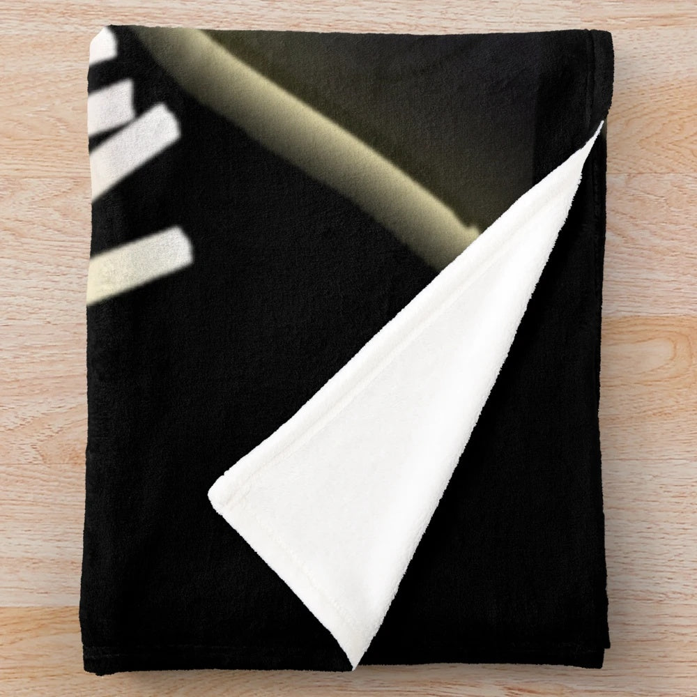 Ranboo-inspired plush blanket with soft, cozy fabric