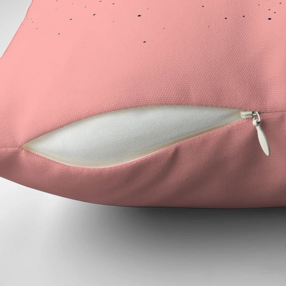 Ranch-themed throw pillow featuring a playful design