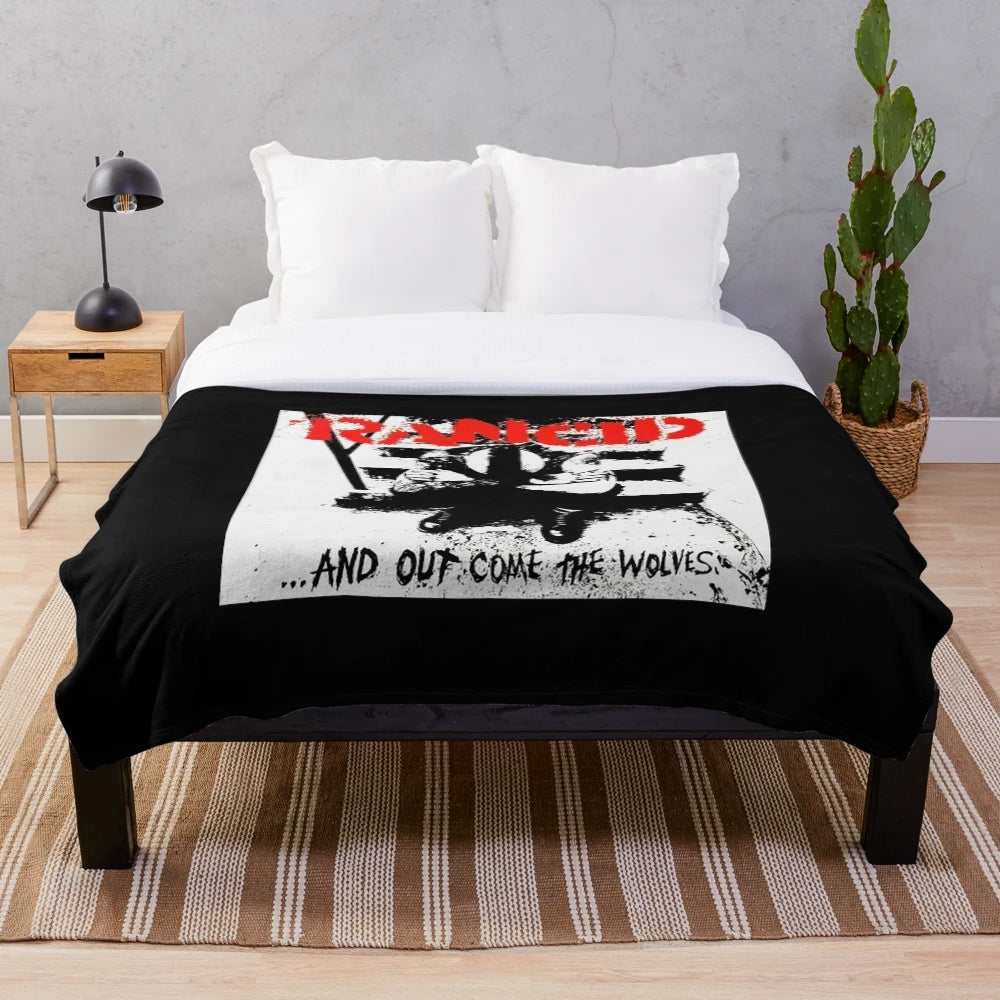 Rancid band plush blanket