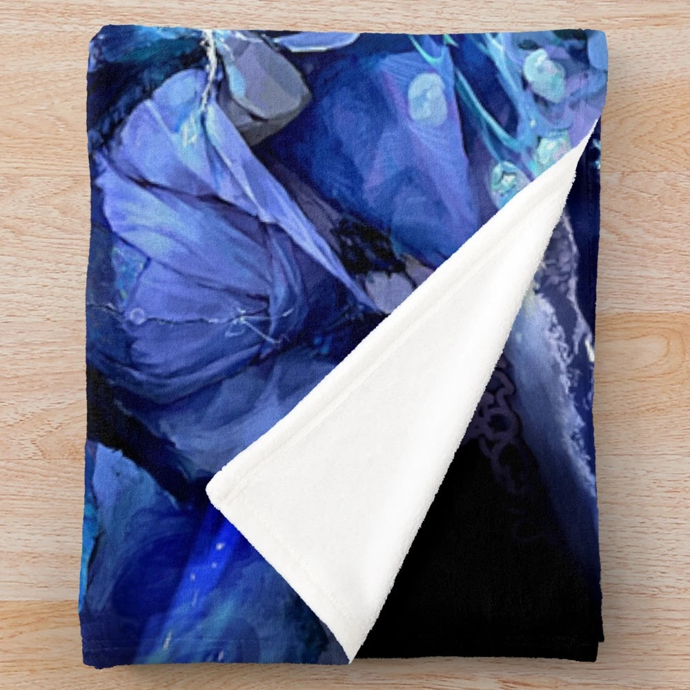Ranni the Witch plush blanket featuring the mysterious Elden Ring character