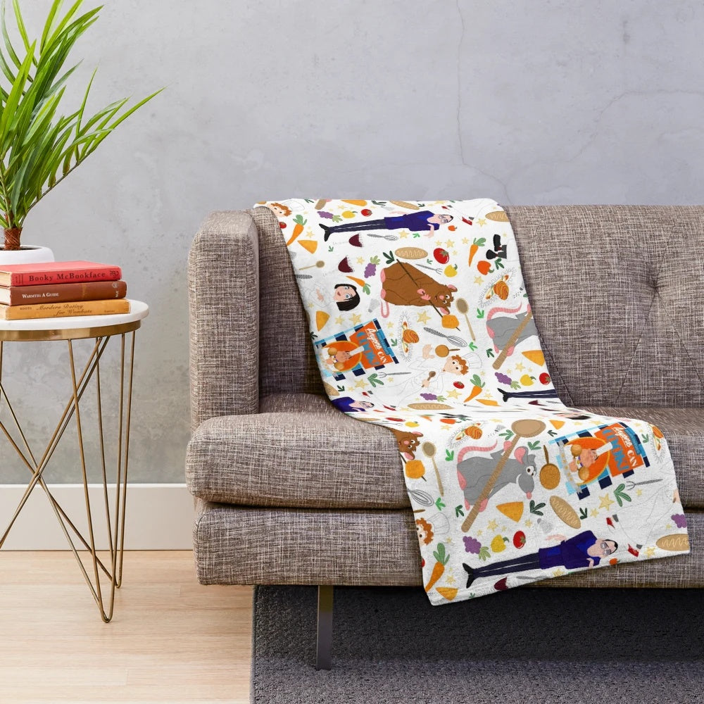 Ratatouille-inspired plush blanket with "Your Only Limit Is Your Soul" design