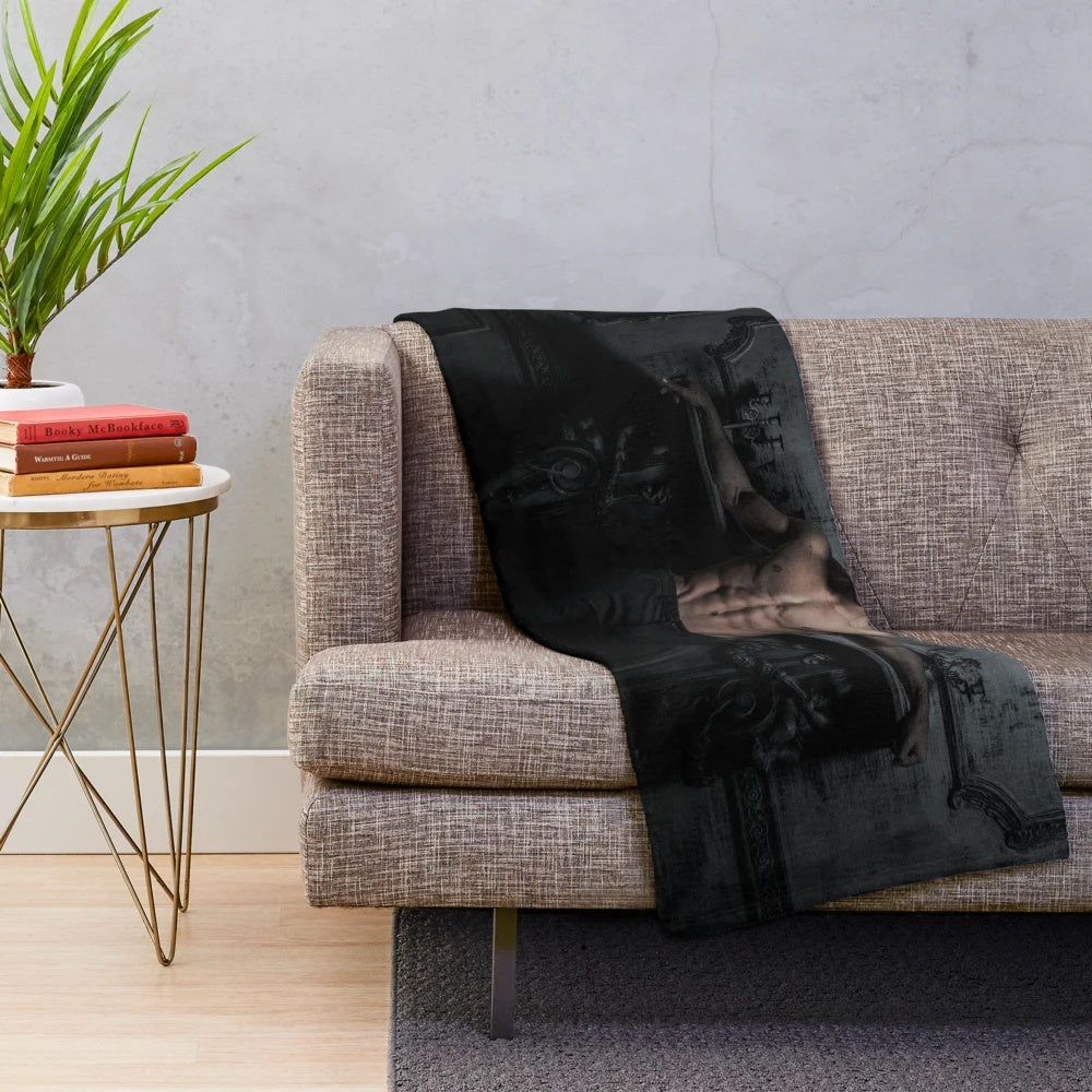 Soft and plush RATH-inspired blanket for dark romance fans