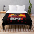 Red Dead Redemption inspired plush blanket