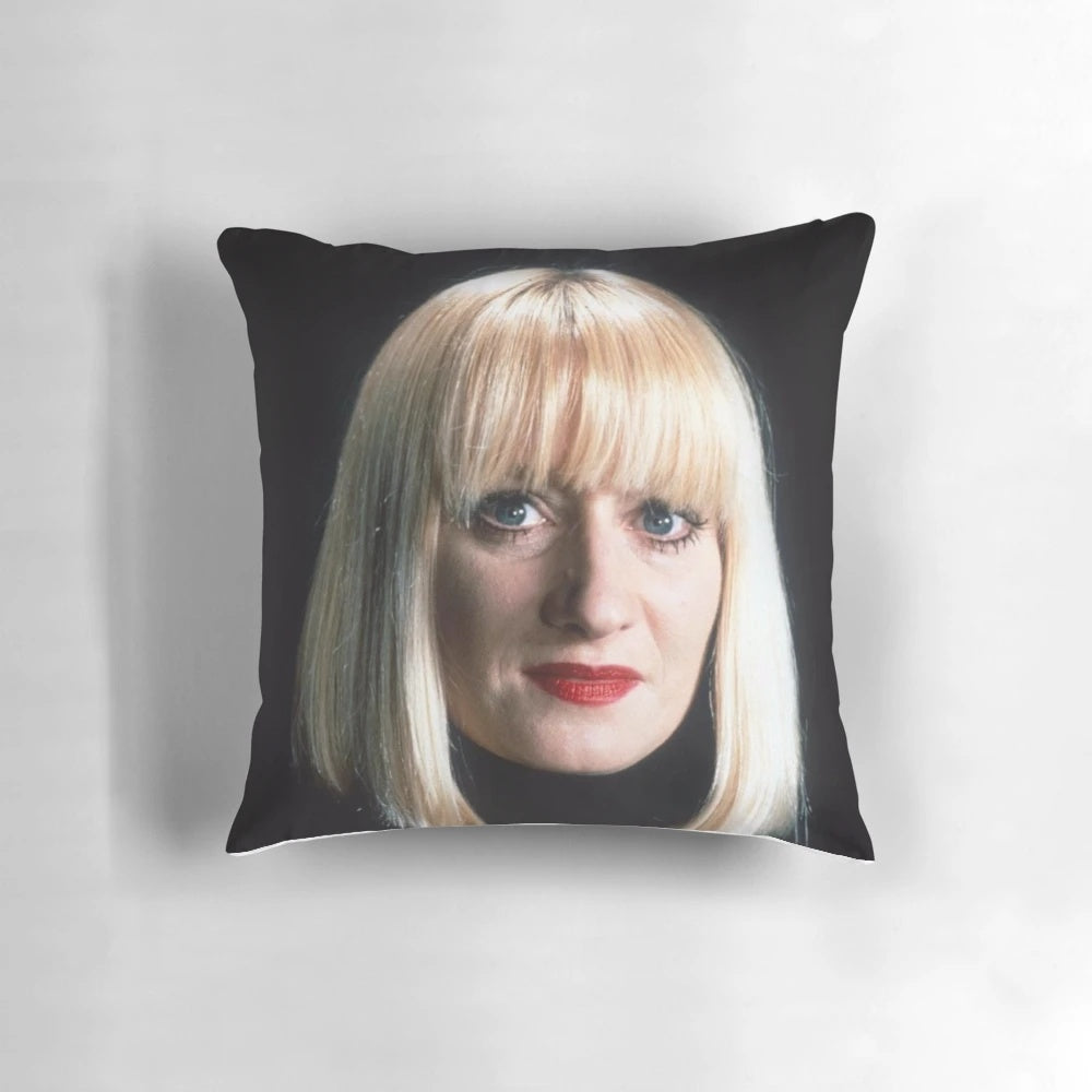 Soft, comfortable sci-fi themed pillow featuring the character Holly from the TV series Red Dwarf.