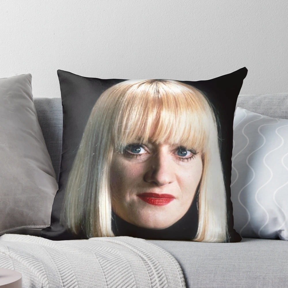 Soft, comfortable sci-fi themed pillow featuring the character Holly from the TV series Red Dwarf.