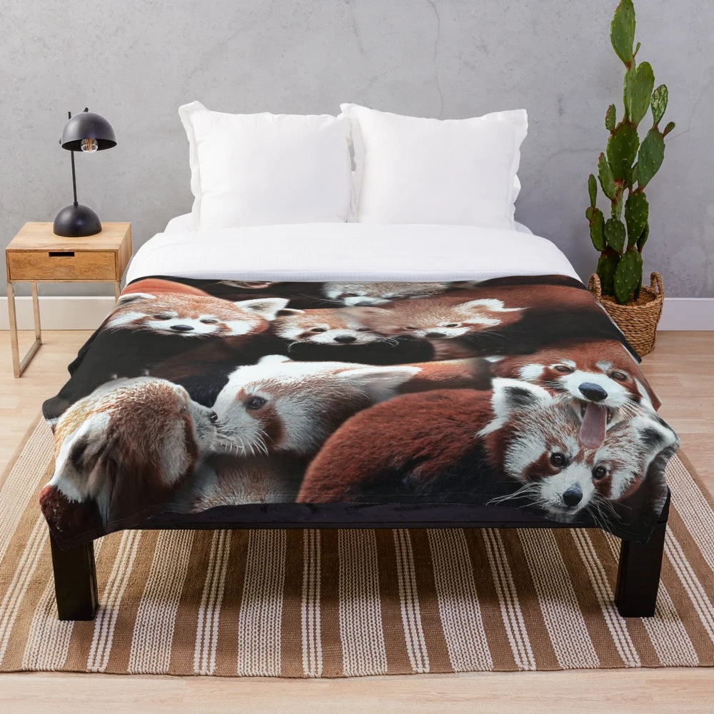 Red Panda Plush Blanket