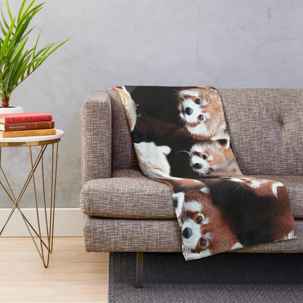 Red Panda Plush Blanket