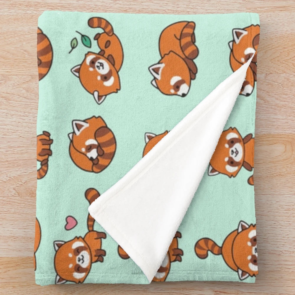 Soft and Cuddly Red Panda Plush Blanket