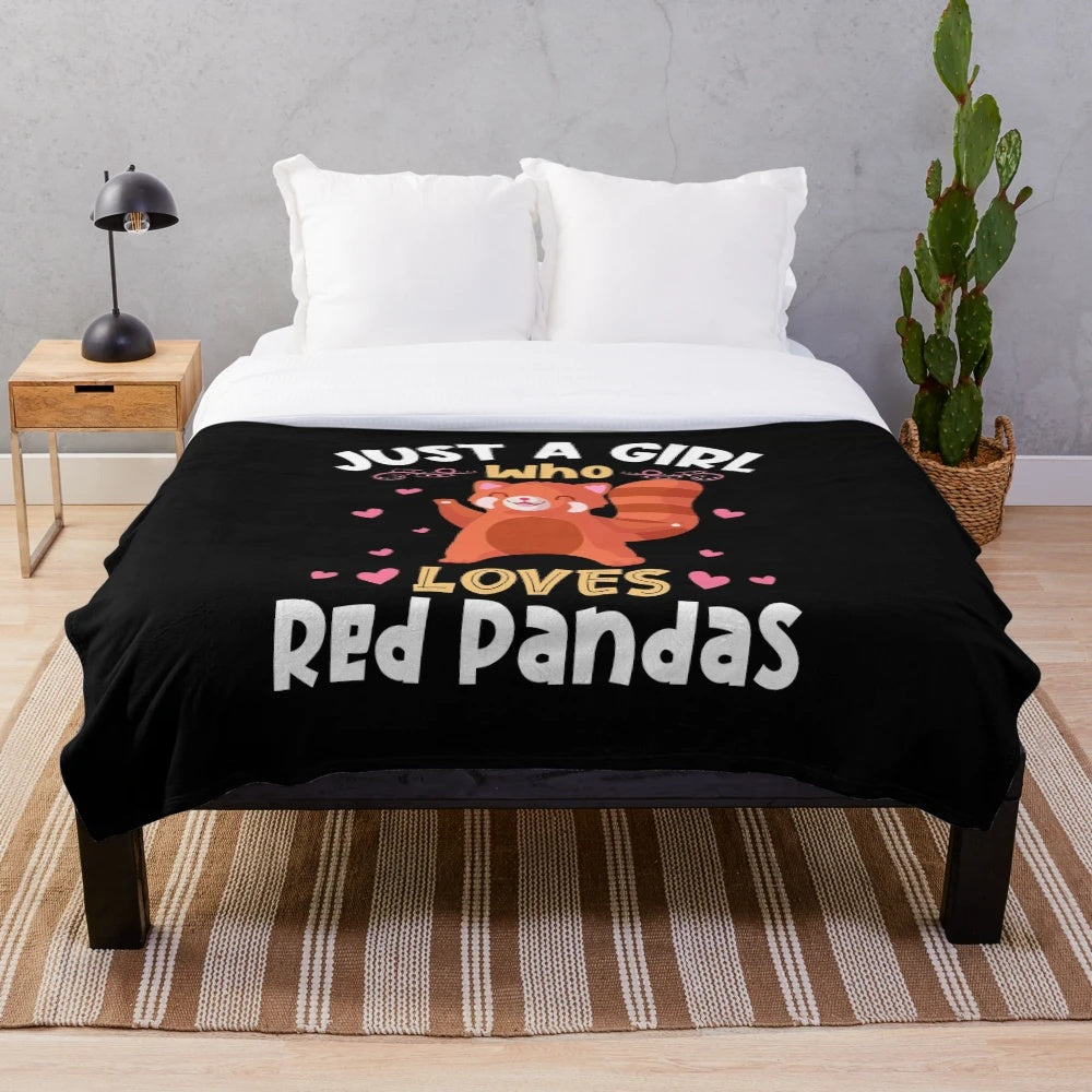 Soft and Cuddly Red Panda Plush Blanket