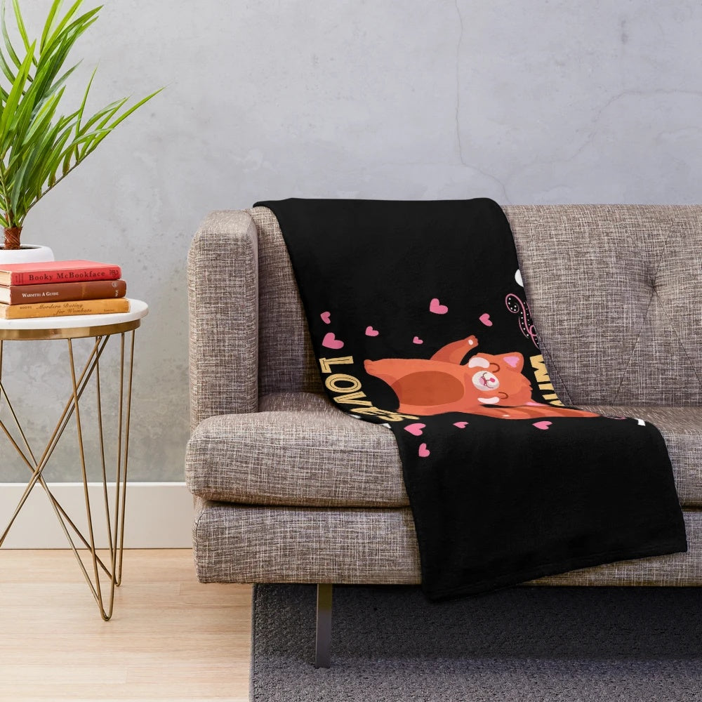 Soft and Cuddly Red Panda Plush Blanket