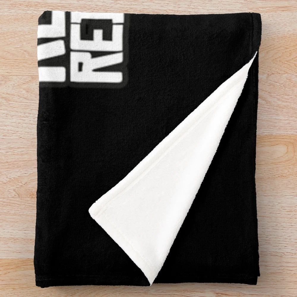 Red plush blanket featuring Red Dead Redemption 2 inspired design