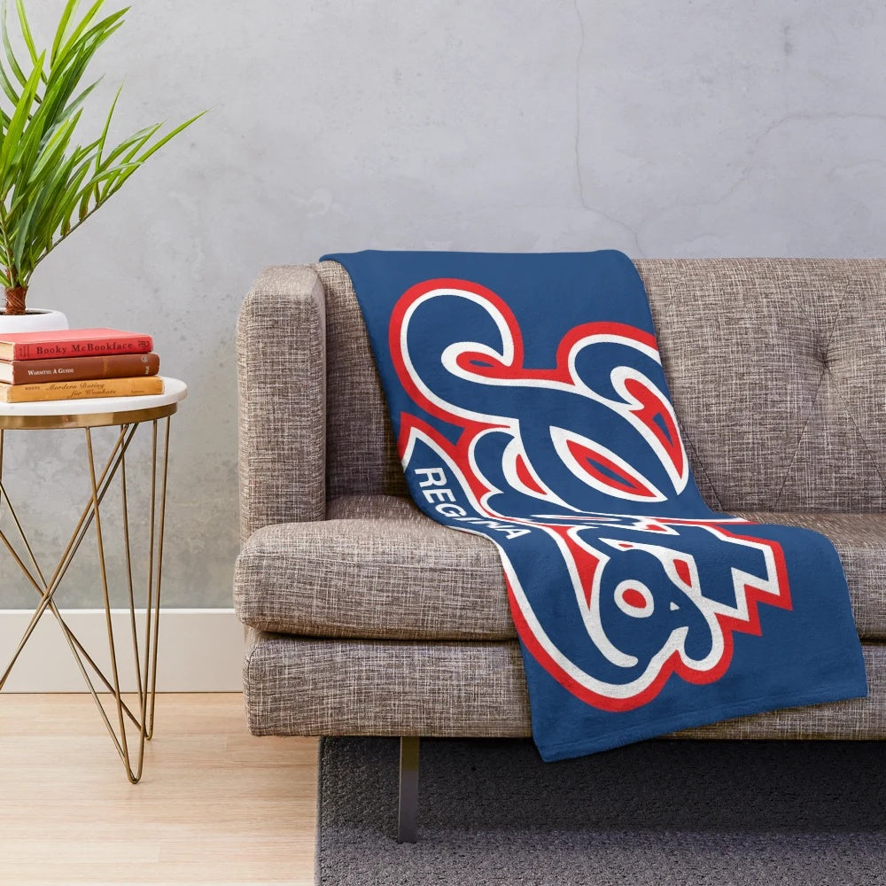 Regina Pats Hockey 1980 Plush Blanket featuring Conner Bedard and the Western Hockey League