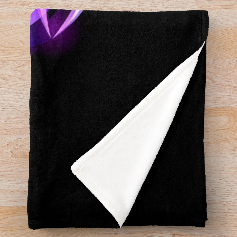 Reiki-inspired plush blanket for meditation and relaxation