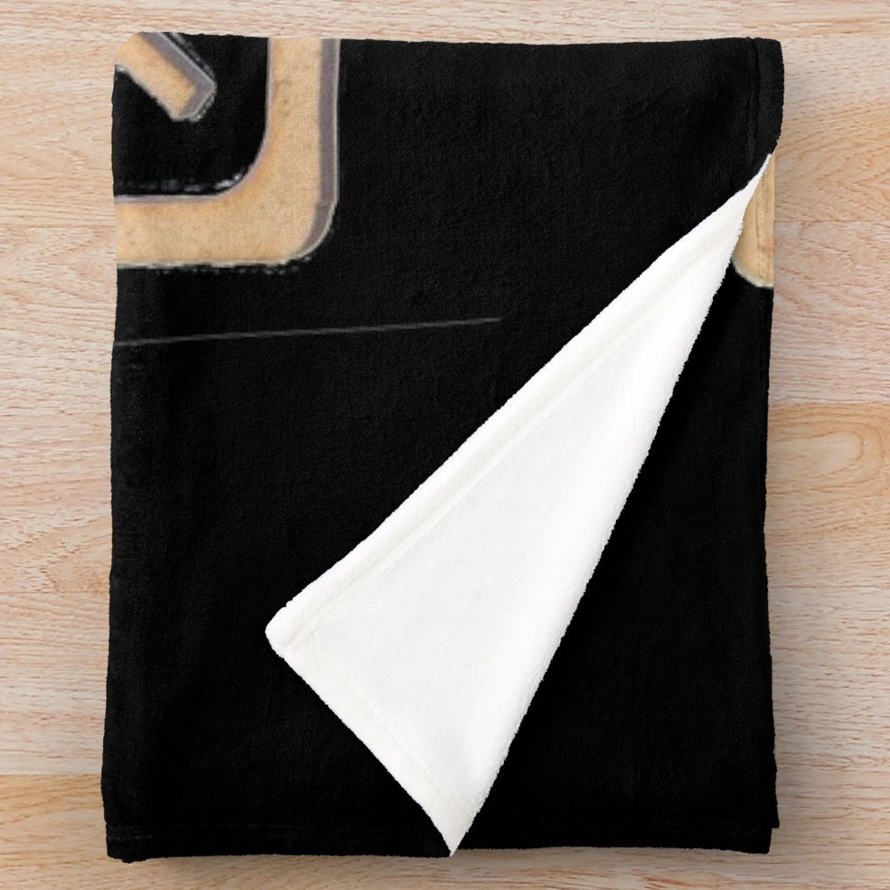Retro game plush blanket with classic gaming design