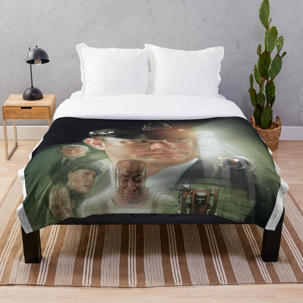 The Green Mile movie-themed cozy plush blanket