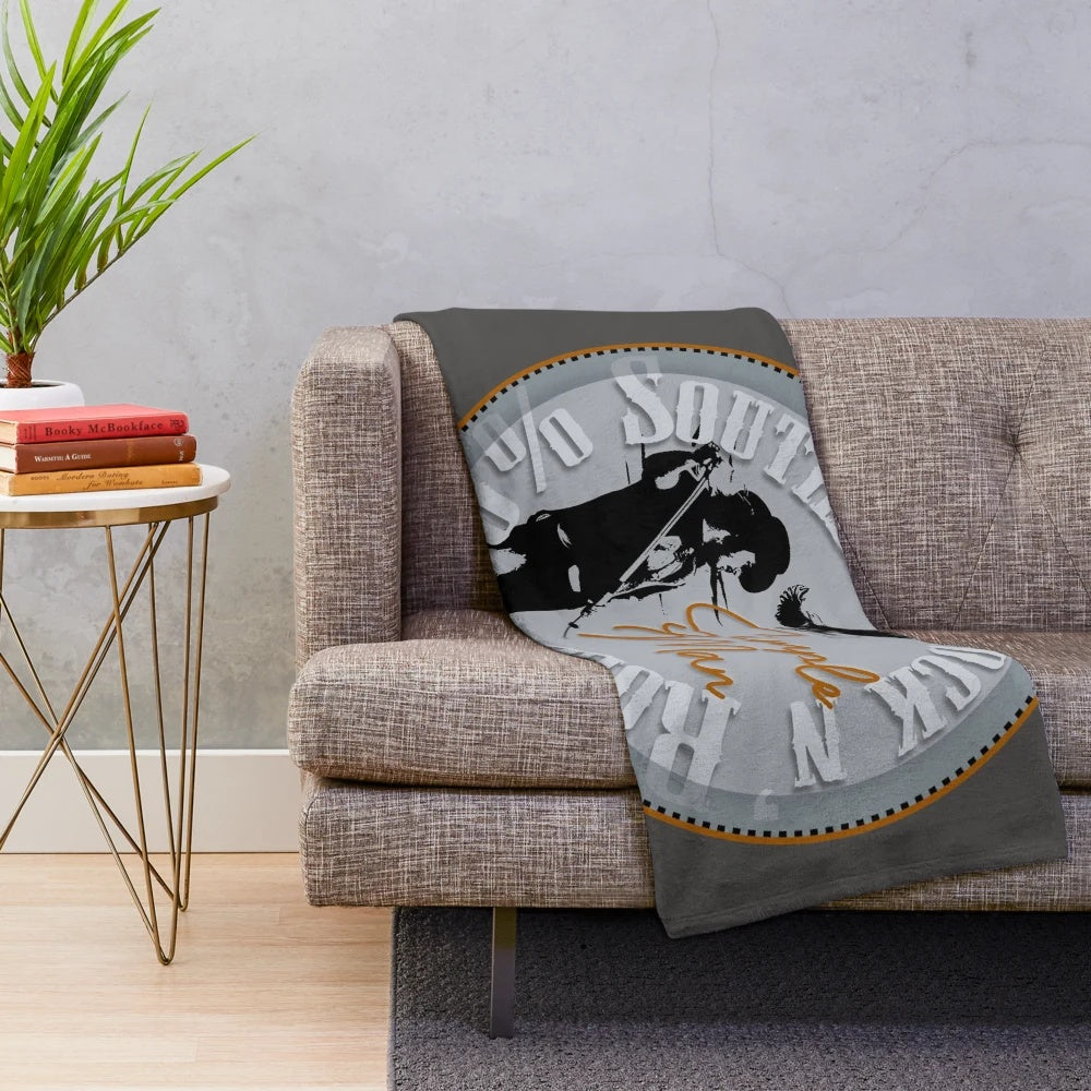 Lynyrd Skynyrd-inspired plush blanket
