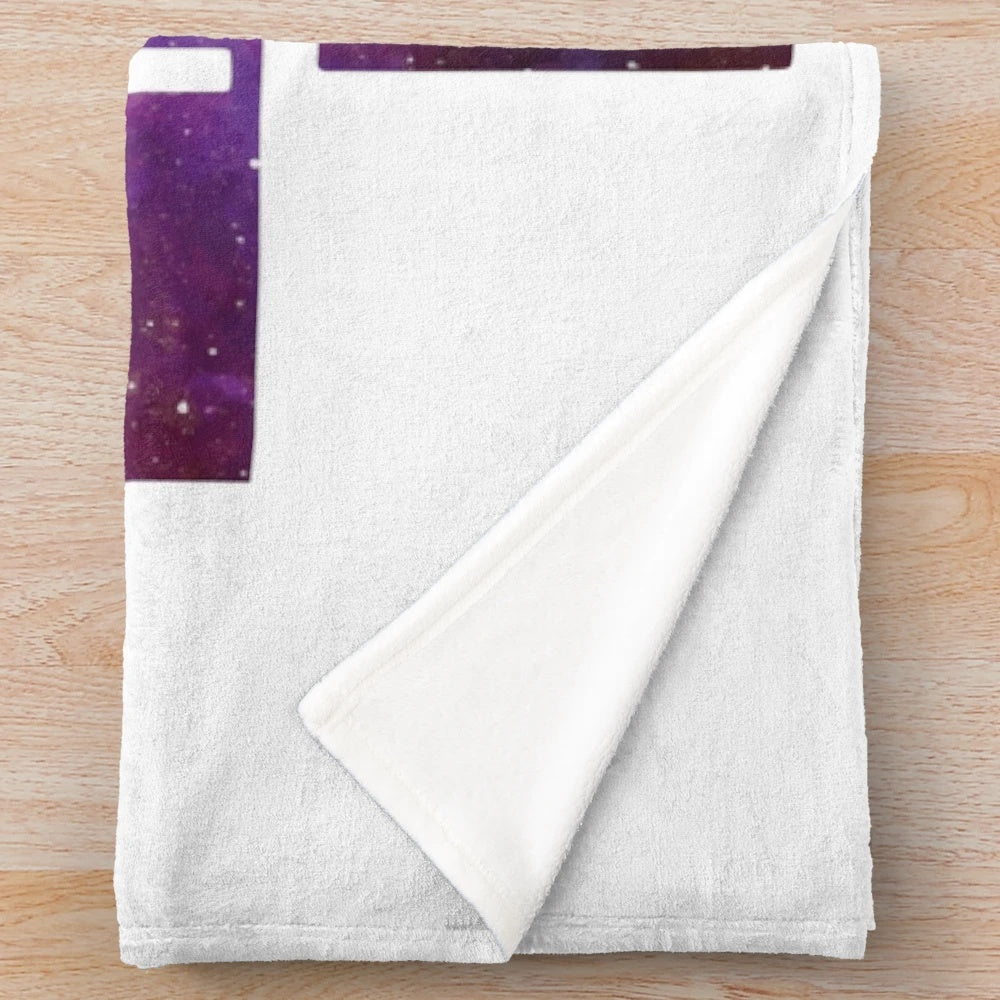 Cozy Ringette Plush Blanket with Repeat Design