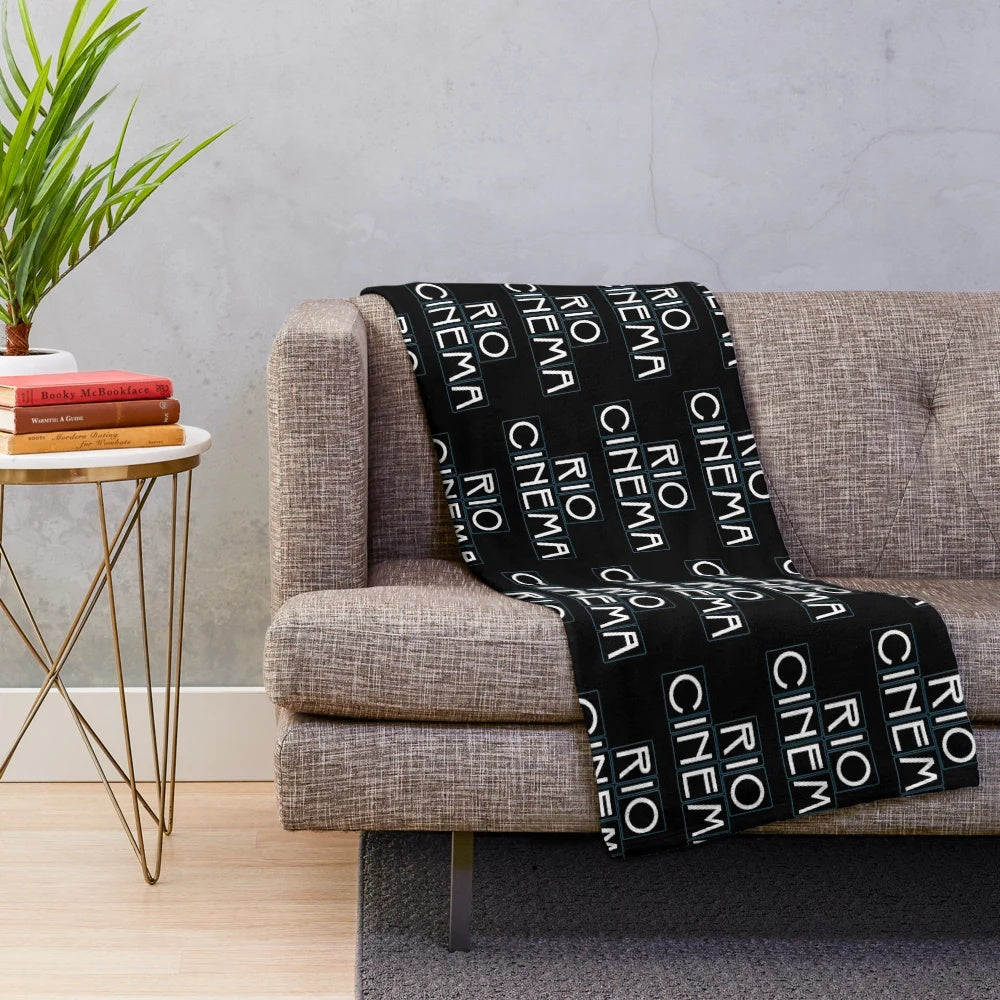 Rio Cinema logo plush blanket