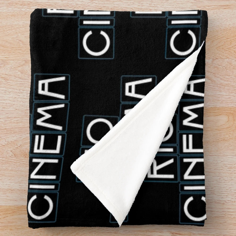 Rio Cinema logo plush blanket