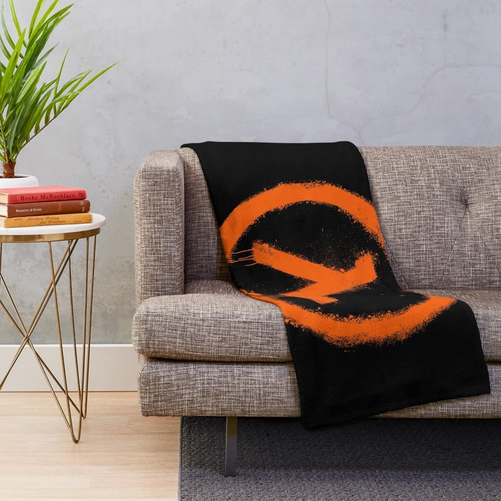 Rise and Shine Plush Blanket featuring a Half Life-inspired design