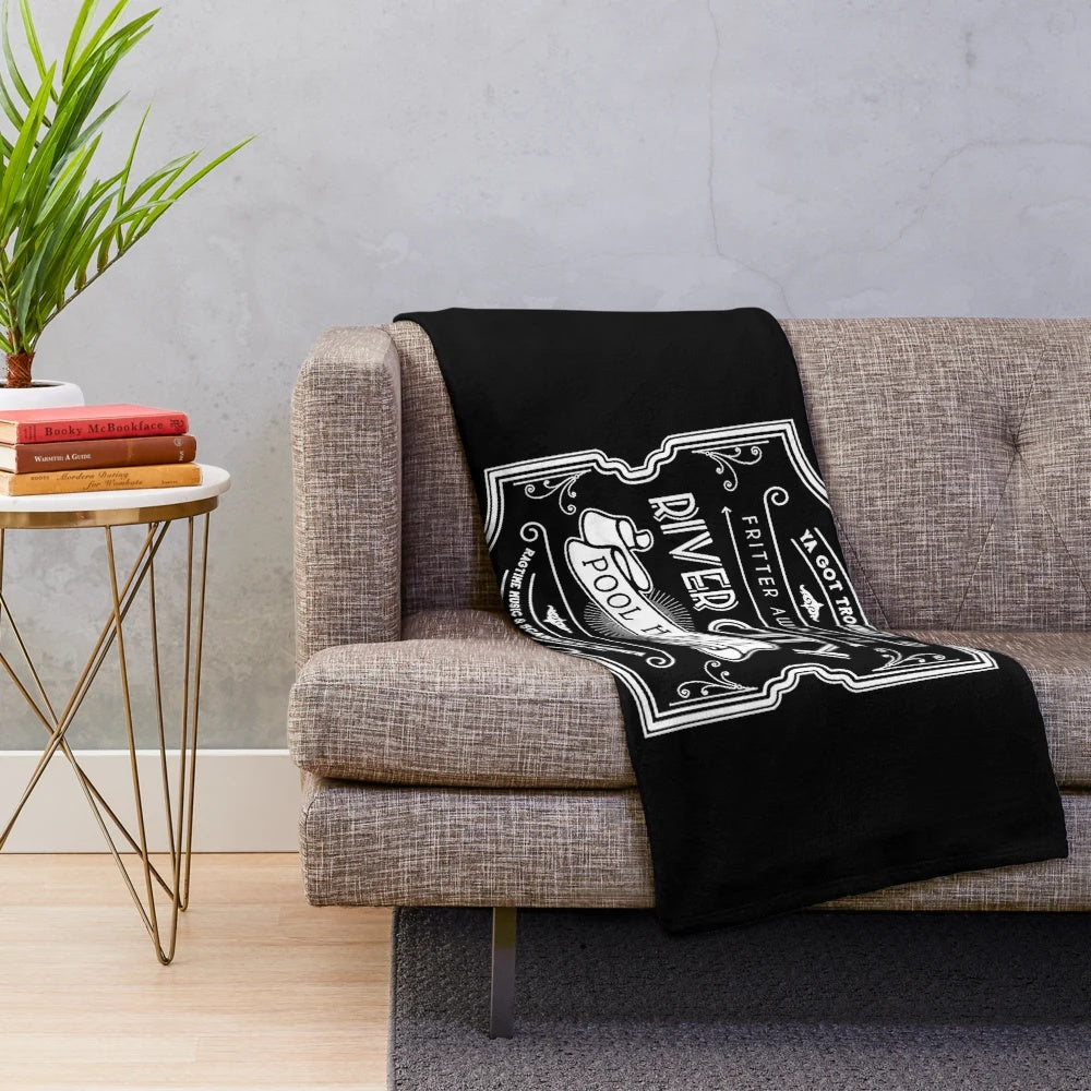 River City Plush Blanket featuring the iconic marching band from The Music Man
