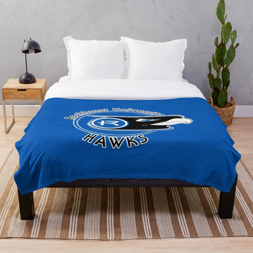Rockhurst University Plush Blanket with School Logo