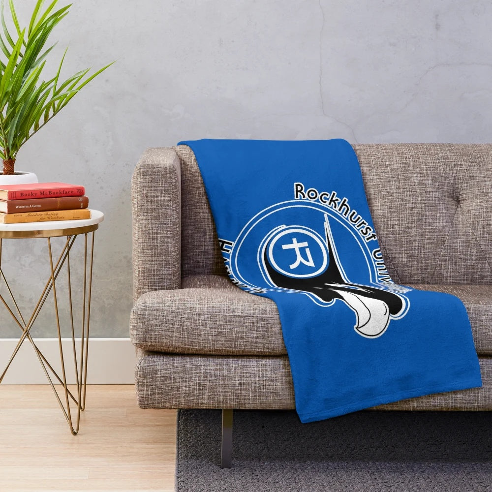 Rockhurst University Plush Blanket with School Logo