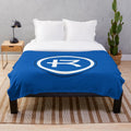 Rockhurst University plush blanket with university logo