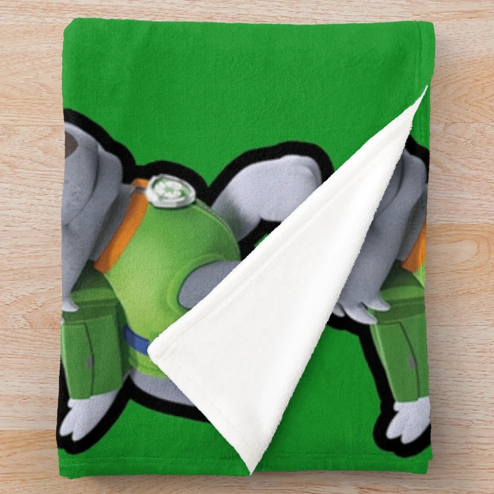 Rocky Inspired Paw Patrol Plush Blanket