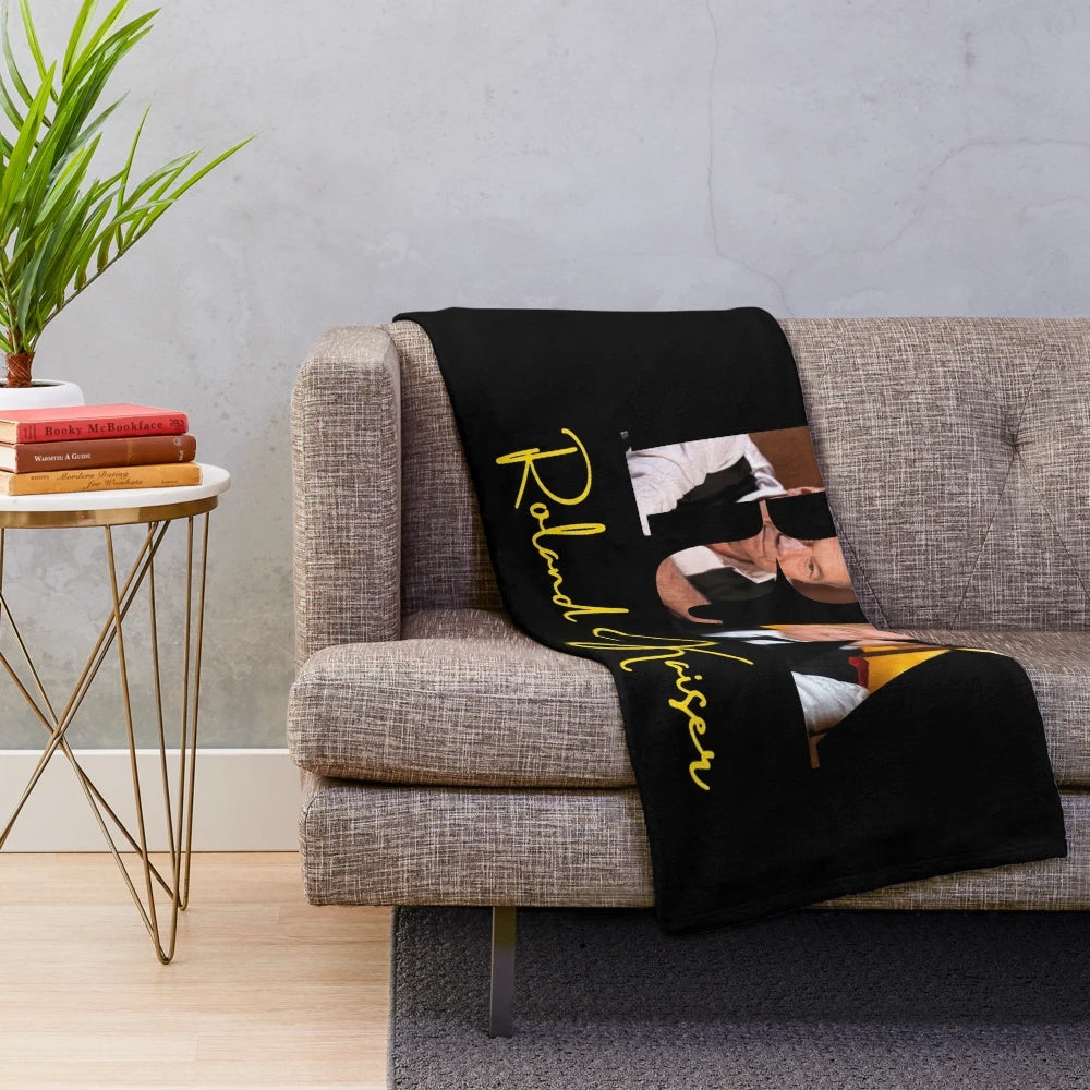 Roland Kaiser Themed Plush Blanket