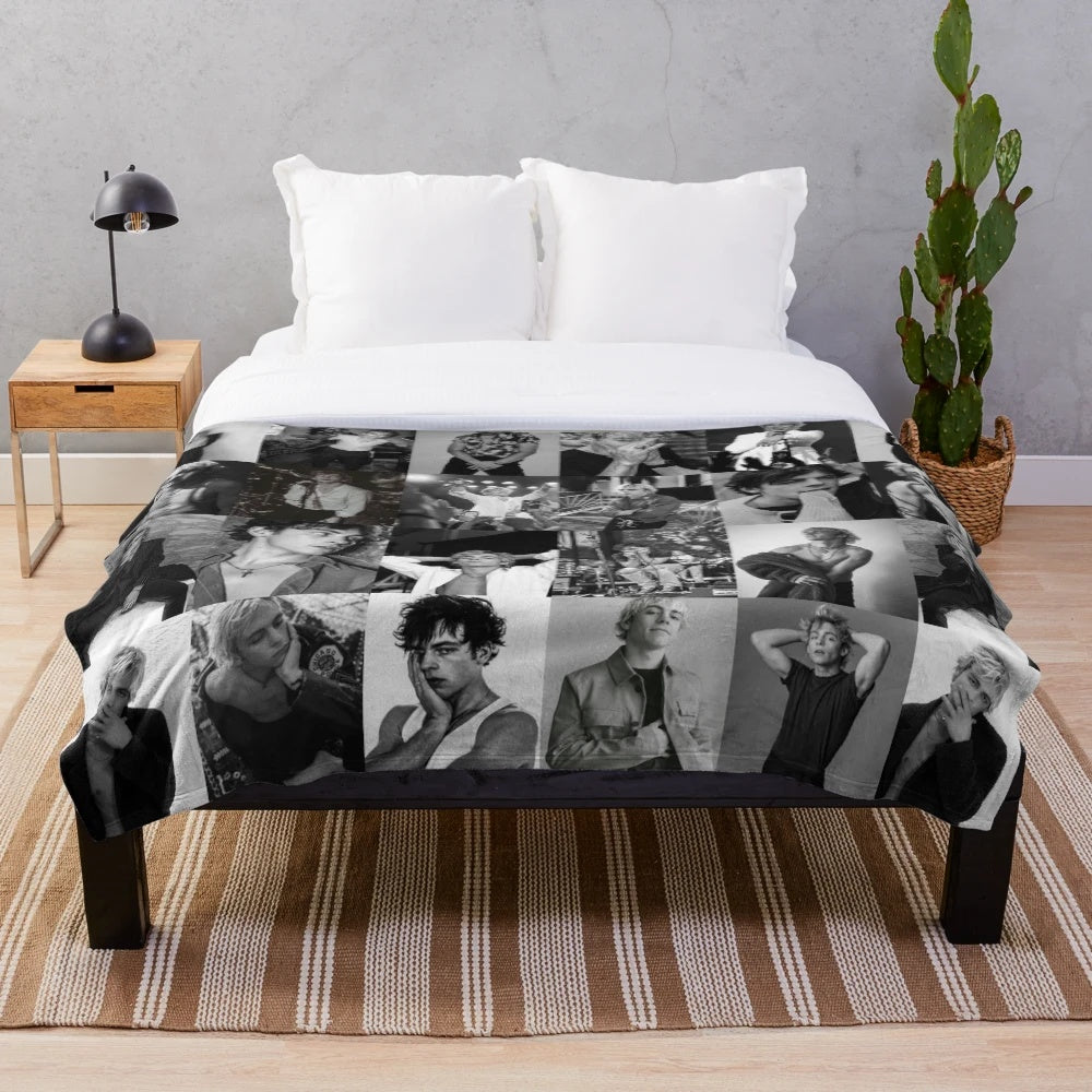 Ross Lynch inspired plush blanket