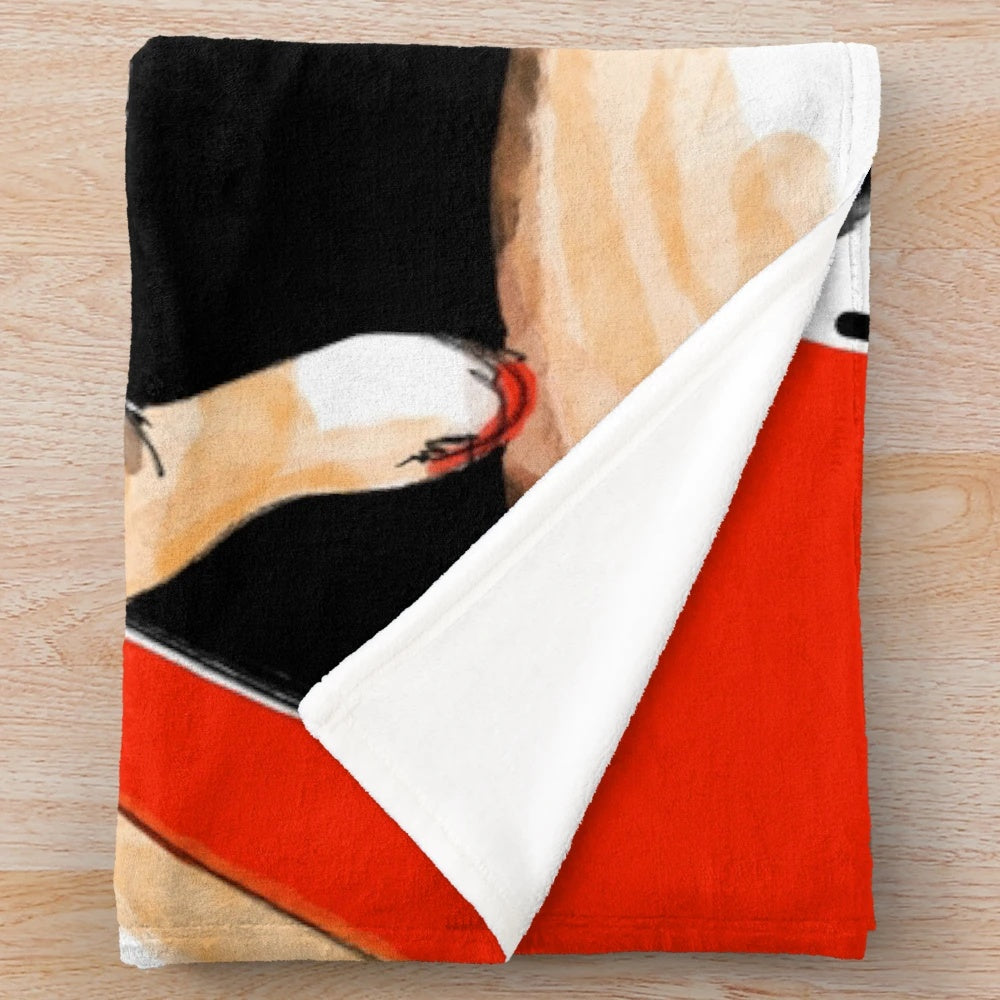 Rossy Plush Blanket - Celebrating the Fashion Icon from Spanish Cinema