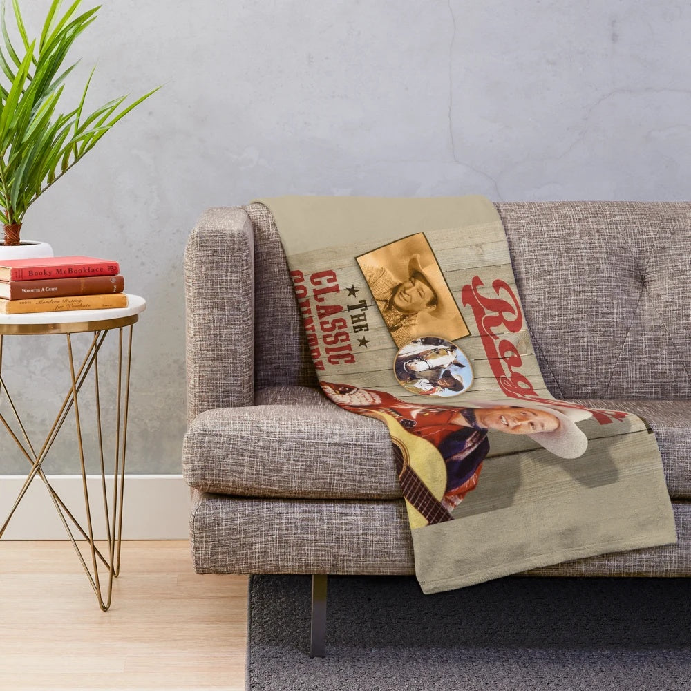 Roy Rogers Inspired Plush Blanket from The Classic Country Collection
