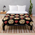 Ruby Tzu plush blanket for dogs and pet owners