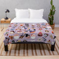 Rudolph the Red-Nosed Reindeer plush blanket with misfit toys