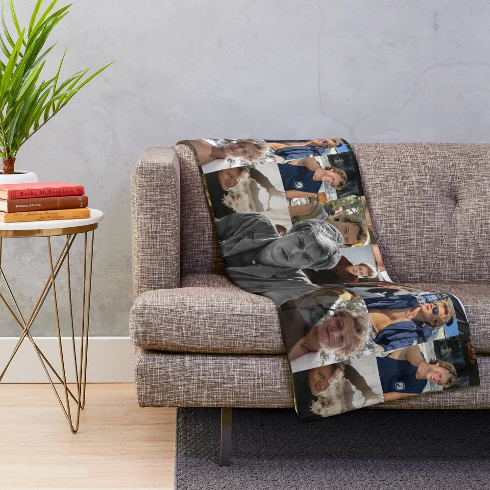 Rudy Pankow inspired plush blanket featuring the Outer Banks star
