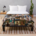 Rudy Pankow Plush Blanket, featuring the character JJ from the Netflix series Outer Banks