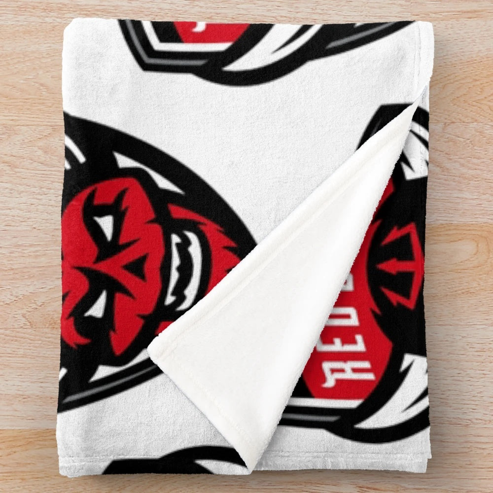 Salford Red Devils rugby team plush blanket