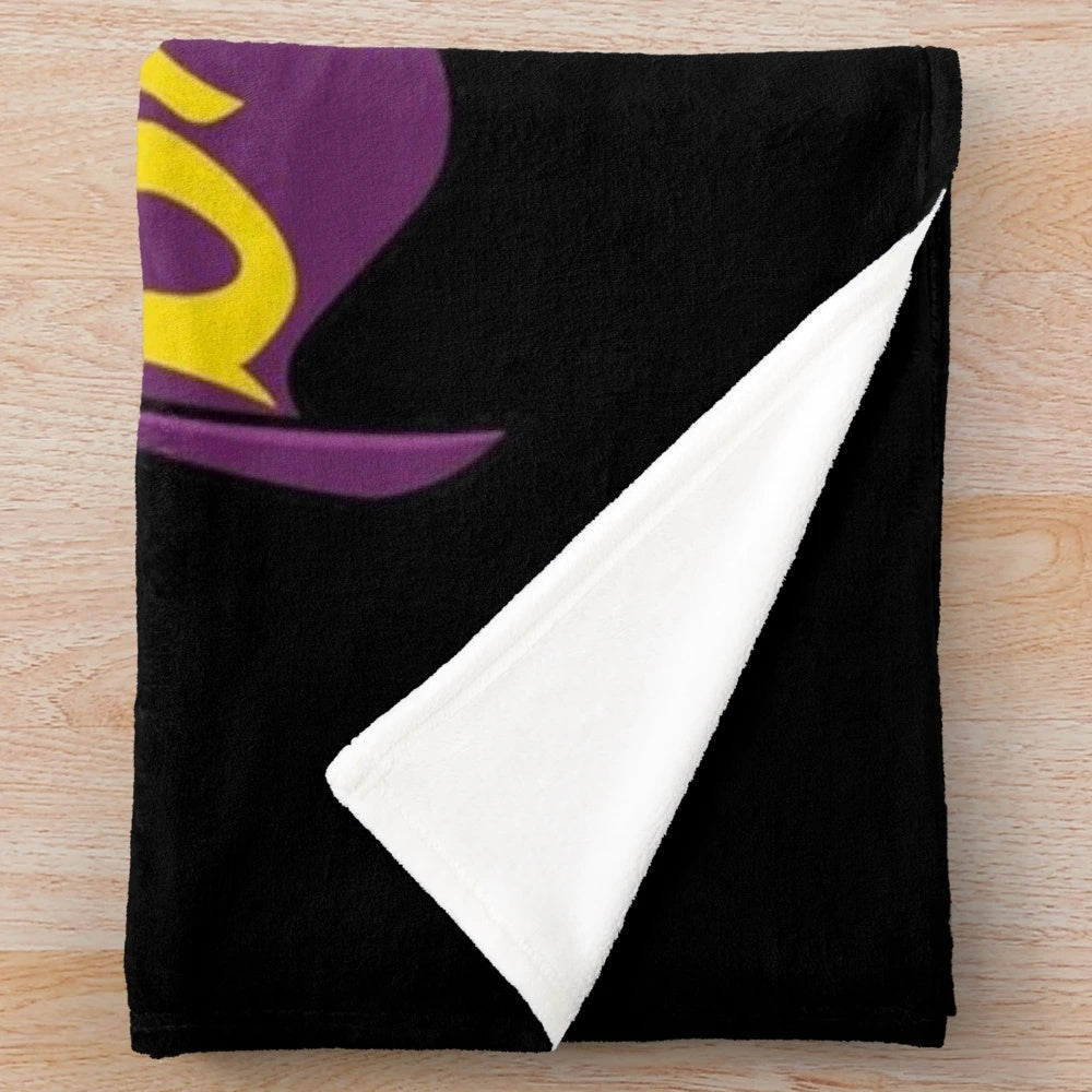 Plush S themed cartoon inspired blanket