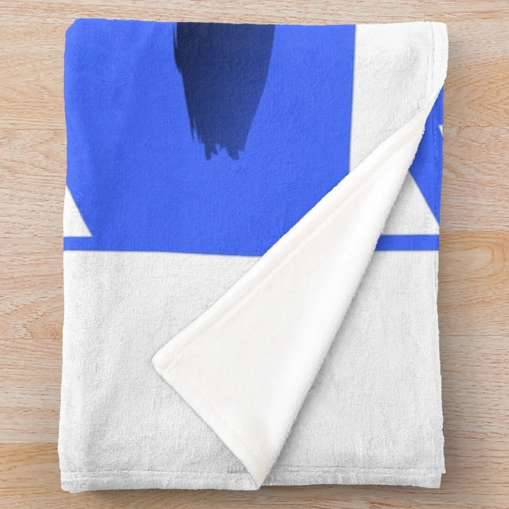 S4 League inspired plush blanket featuring gaming and anime motifs