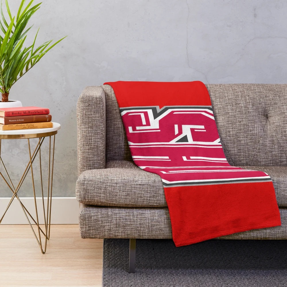 Sacred Heart Pioneers college sports-themed plush blanket
