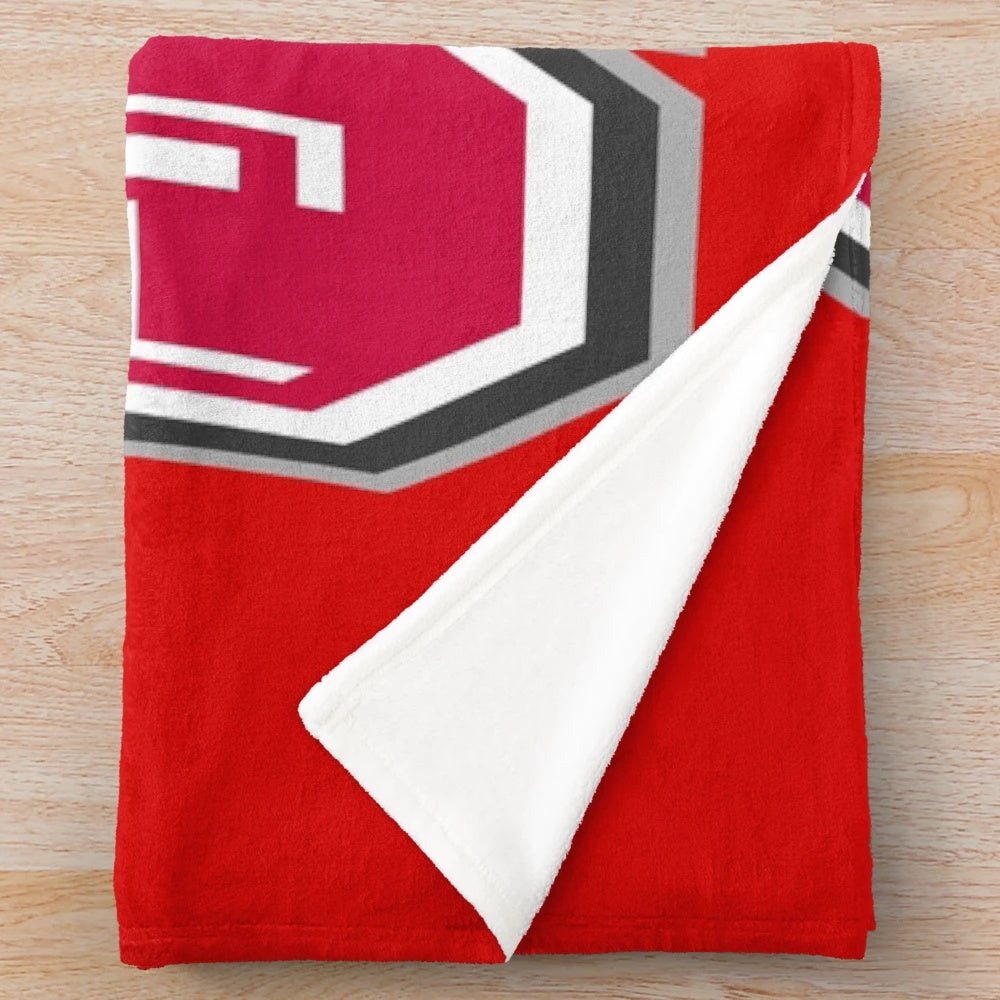 Sacred Heart Pioneers college sports-themed plush blanket